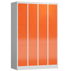 4061815856868 - Schließfachschrank ClassiX feuerrot lichtgrau X-520344 12 Schließfächer 1185 x 500 x 1800 cm 4061815856868 LÜLLMANN 4061815856868 - Schließfachschrank ClassiX feuerrot lichtgrau X-520344 12 Schließfächer 1185 x 500 x 1800 cm 4061815856868 LÜLLMANN