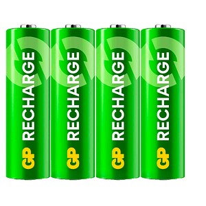GP Akkus Recharge Ni-MH Mignon AA 2.100 mAh, 4 St.
