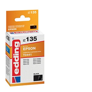 4043023601355 - Druckerpatrone 18-135 kompatibel zu Epson T0441 schwarz 4043023601355 Edding