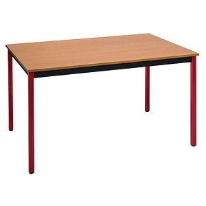 3700245510230 - Schreibtisch 126RHR 65-130cm (H) 120x60cm (BxT) rechteckig buche rot 3700245510230 SODEMATUB 3700245510230 - Schreibtisch 126RHR 65-130cm (H) 120x60cm (BxT) rechteckig buche rot 3700245510230 SODEMATUB