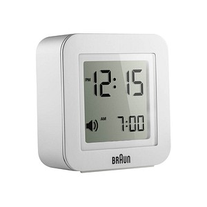 digitaler Wecker 66064 weiß