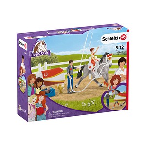 Image of Schleich® Horse Club 42443 Mias Voltigier-Reiter Spielfiguren-Set