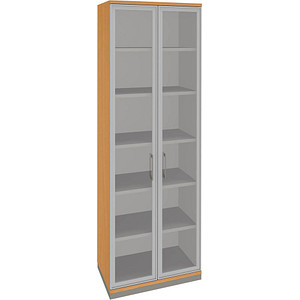 4260429767984 - fm Aktenschrank Oldenburg 4260429767984 buche Acrylglas klar 2 Fachböden 800 x 442 x 2221 cm 4260429767984 - fm Aktenschrank Oldenburg 4260429767984 buche Acrylglas klar 2 Fachböden 800 x 442 x 2221 cm