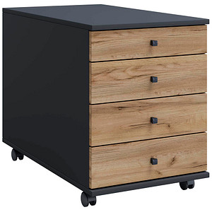4051814430688 - my office Lona Rollcontainer anthrazit honig-eiche 4 Auszüge 415 x 750 x 570 cm 4051814430688 - my office Lona Rollcontainer anthrazit honig-eiche 4 Auszüge 415 x 750 x 570 cm