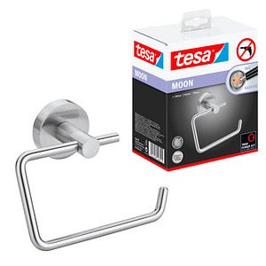 tesa Toilettenpapierhalter MOON silber, 1 St.
