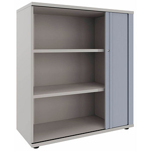 fm Rollladenschrank lichtgrau 2 Fachböden 100,0 x 44,2 x 113,3 cm