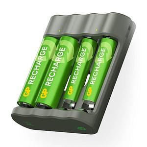 GP DE B441 USB-Akku-Ladegerät inkl. Akkus