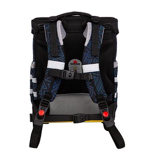 4017245965731 - Schulranzen-Set COMPACTO TRON Kunstfaser schwarz