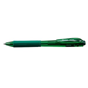Pentel Kugelschreiber BK440 grün/transparent, Schreibfarbe: grün, 1 St.