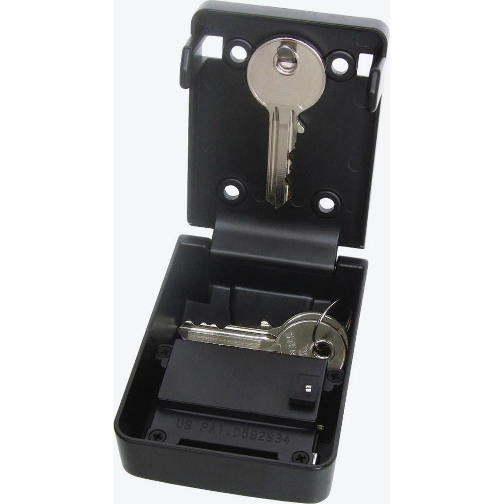 Schlüsselsafe, Schlüsselbox mit Zahlenschloss - schwarz