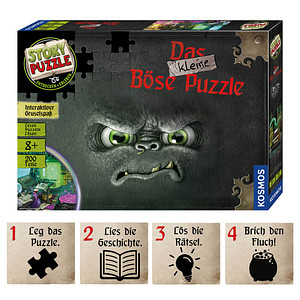 KOSMOS KRIMI-PUZZLE Story Puzzle: Das kleine böse Puzzle Puzzle, 200 Teile