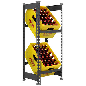 8425437129599 - Getränkekistenregal SIMONBOTTLE 2 8425437129599 anthrazit 400 x 300 x 1000 cm 8425437129599 Simonrack