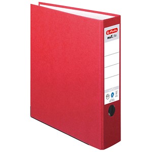 herlitz maX.file nature plus Ordner rot Karton 8,0 cm DIN A4 herlitz maX.file nature plus Ordner rot Karton 8,0 cm DIN A4