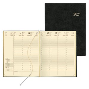 Buchkalender Wochenplaner 2021 anthrazit