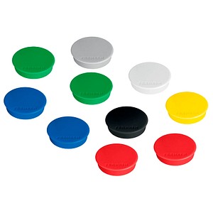 Franken Haftmagnet HMS3699, Rund, 38mm Ø, farbig sortiert, 2500g 4016946184694 Franken 10 Stück