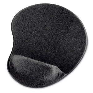 hama Mousepad mit Handgelenkauflage Ergonomic Mini schwarz