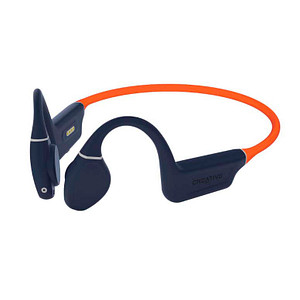 Creative Outlier Free Pro Plus (Keine Geräuschunterdrückung, 10 h, Kabellos), Kopfhörer, Blau, Orange - Bild 3
