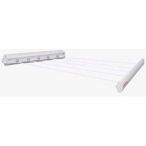 4006501830401 - Wandtrockengestell Rollfix 210 longline - 21 m Trockenlänge - aufhängbar - weiß