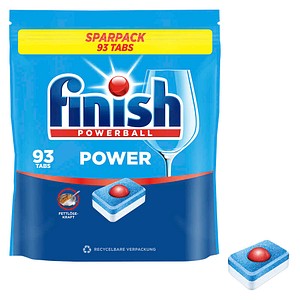 finish POWERBALL POWER Spülmaschinentabs 93 St.