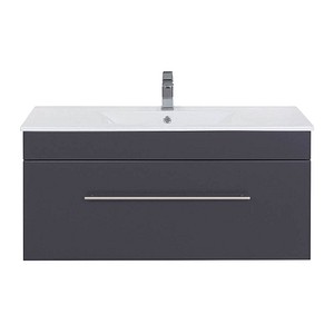 Waschtischunterschrank VIVA anthrazit/weiß