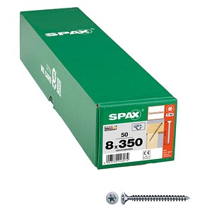 4003530246074 - Spax - Schraube r 88196 Seko mSpitze T-STAR vg 8 x 350 -T40 Stahl galvanisch verzinkt wirox