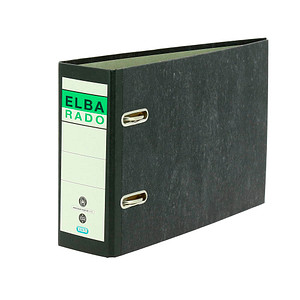 ELBA rado A5 quer Ordner schwarz marmoriert Karton 7,5 cm DIN A5 quer ELBA rado A5 quer Ordner schwarz marmoriert Karton 7,5 cm DIN A5 quer
