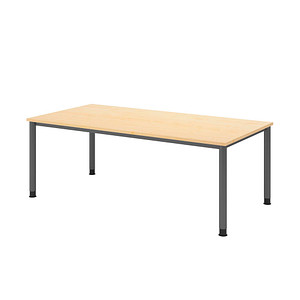 4032062310793 - HAMMERBACHER Orbis höhenverstellbarer Schreibtisch ahorn rechteckig 4-Fuß-Gestell grau 2000 x 1000 cm 4032062310793 - HAMMERBACHER Orbis höhenverstellbarer Schreibtisch ahorn rechteckig 4-Fuß-Gestell grau 2000 x 1000 cm