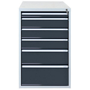 4050049515160 - Schubladenbox  anthrazit 51516 mit 6 Schubladen  4050049515160 ADB