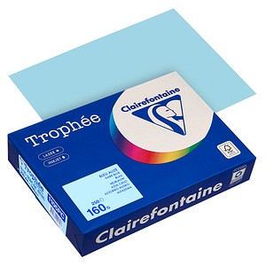 Clairefontaine Kopierpapier Trophee 1105PC blau A4 160g 3329680001747 Clairefontaine 250 Blatt