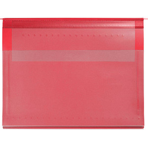 BOI Planettentasche Stan 1 Kunststoff rot DIN A4 1x Lang-Außenheftung (Sondermaß von 27,5 cm), 1 St.