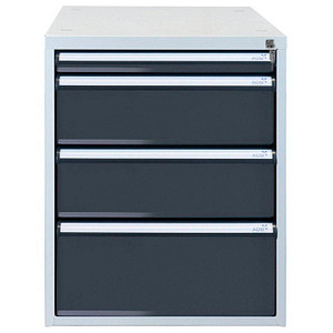 4050049515245 - Schubladenbox  anthrazit 51524 mit 4 Schubladen  4050049515245 ADB