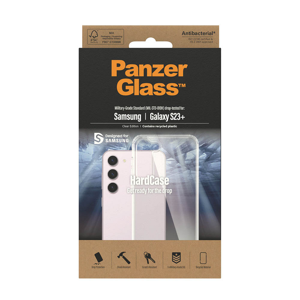 PanzerGlass™ HardCase Handy-Cover für SAMSUNG Galaxy S23+ transparent WB9928