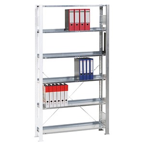 Anbau-Schwerlastregal silber