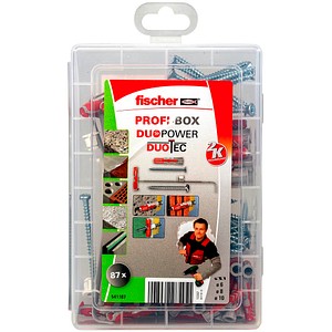 4048962285451 - fischer Profi-Box - DuoPower DuoTec 2K 541107 Universaldübel-Sortiment Ø 45 5 6 8 10 mm 30 40 60 70 mm 87 Stück 4048962285451 - fischer Profi-Box - DuoPower DuoTec 2K 541107 Universaldübel-Sortiment Ø 45 5 6 8 10 mm 30 40 60 70 mm 87 Stück