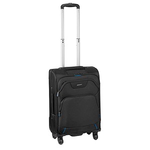 Reise-Trolley LUNAR Kunstfaser schwarz