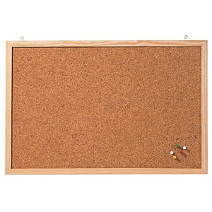 FRANKEN Pinnwand 80,0 x 60,0 cm Kork braun