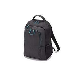 DICOTA Laptop-Rucksack Backpack SPIN Recycling-PET schwarz 21,5 l bis 39,6 cm (15,6 Zoll)