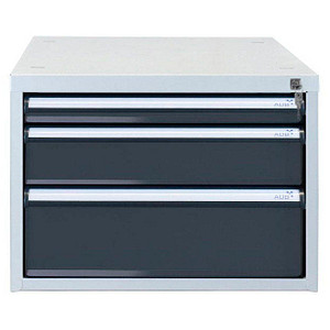 4050049515412 - Schubladenbox  anthrazit 51541 mit 3 Schubladen  4050049515412 ADB