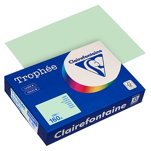 Clairefontaine Kopierpapier Trophee 2635PC hellgrün A4 160g 3329680001969 Clairefontaine 250 Blatt