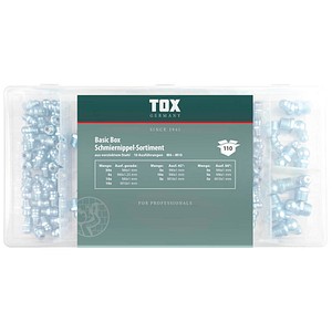 4049563050745 - Basic Box Schmiernippel - Sortiment 110 tlg - TOX 4049563050745 - Basic Box Schmiernippel - Sortiment 110 tlg - TOX