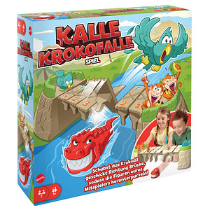0194735172412 - Kalle Krokofalle Brettspiel 0194735172412 Mattel GAMES