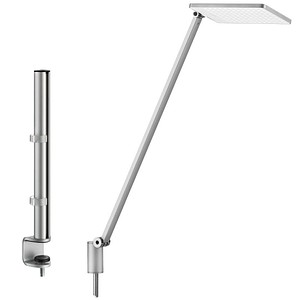 Attenzia complete my Base 350 C Schreibtischlampe silber 20 W mit Tischklemme