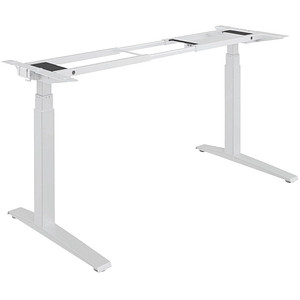 AKTION: Fellowes Levado elektrisch höhenverstellbares Schreibtischgestell weiß ohne Tischplatte, C-Fuß-Gestell weiß 120,0 - 180,0 x 80,0 cm mit 50 Euro CashBack