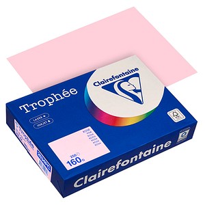 Clairefontaine Kopierpapier Trophee 2634PC hellrosa A4 160g 3329680002348 Clairefontaine 250 Blatt