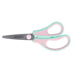 WESTCOTT Kinderschere GRIPEEZE rosa/grün 14,0 cm