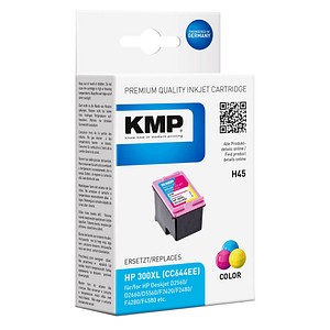 KMP H45 color Tintenpatrone ersetzt HP 300XL (CC644EE) KMP H45 color Tintenpatrone ersetzt HP 300XL (CC644EE)