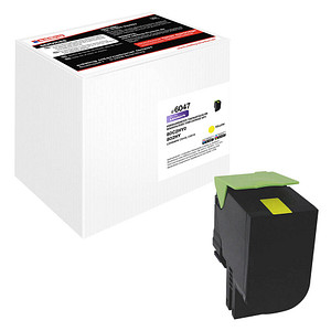 4057305047502 - Toner ersetzt Lexmark 80C2HY0 802HY Kompatibel Gelb 3000 Seiten EDD-6047 18-6047 4057305047502 - Toner ersetzt Lexmark 80C2HY0 802HY Kompatibel Gelb 3000 Seiten EDD-6047 18-6047
