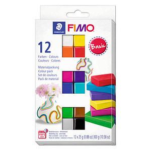 Staedtler Mehrfarbig Modelliermasse, Fimo Soft Basic Colours - Image 11