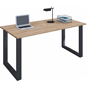 4051814440885 - my office Lona Schreibtisch sonoma-eiche rechteckig U-Fuß-Gestell schwarz 1600 x 800 cm 4051814440885 - my office Lona Schreibtisch sonoma-eiche rechteckig U-Fuß-Gestell schwarz 1600 x 800 cm