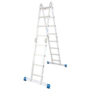 4009199123503 - Krause 123503 Aluminium Multifunktionsleiter Arbeitshöhe (max) 550 m Silber DIN EN 131 145 kg 4009199123503 - Krause 123503 Aluminium Multifunktionsleiter Arbeitshöhe (max) 550 m Silber DIN EN 131 145 kg